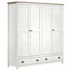 Ropero 4 puertas Linea Topazio en Blanco - Roperos y placares, Uruguay | La Cueva Muebles, vista 2 de 4