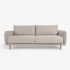 Sofá Carlota 3 - beige 213 cm en Beige - Sillones y sofás, Uruguay | Kavehome, vista 7 de 9
