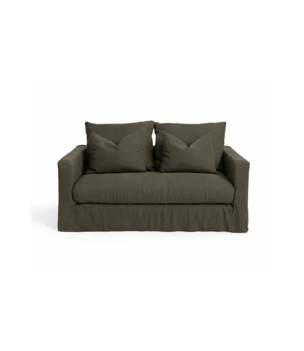 SOFA BISCARROSSE LOVESEAT 130 NEWLIN ECORSE en Marrón - Sillones y sofás, Uruguay | Masinfinito Casa