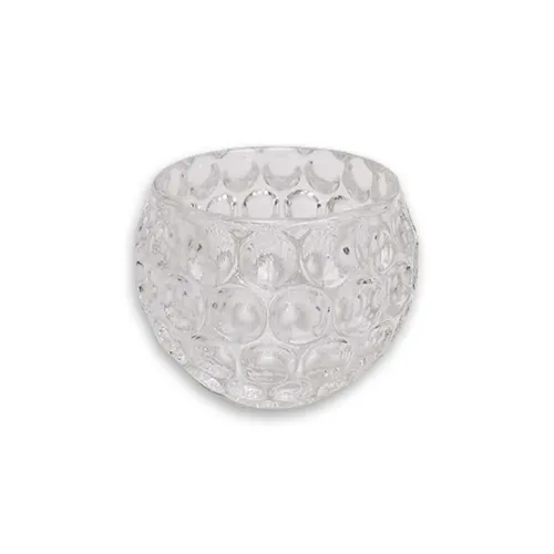 VOTIVO VIDRIO 6x6CM CIRCULOS - Jarrones, Uruguay | Decohogar