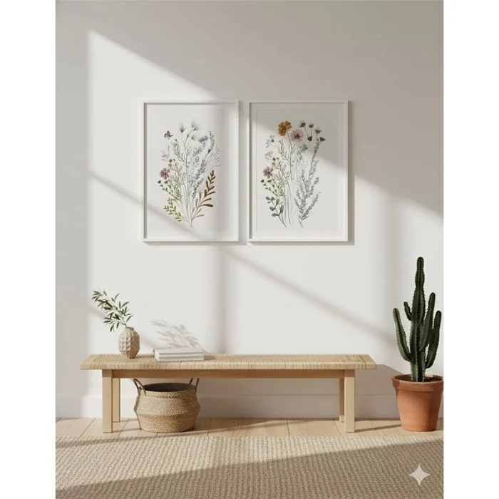 CUADRO CANVAS 40x60cm MARCO RAMO FLORES 2 en Multicolor - Decoración de pared, Uruguay | Decohogar, vista 2