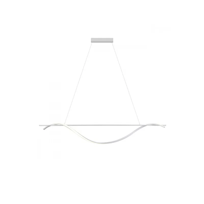 Luminaria Colgante LED Barboza Blanco en Blanco - Lámparas colgantes, Uruguay | Serlux