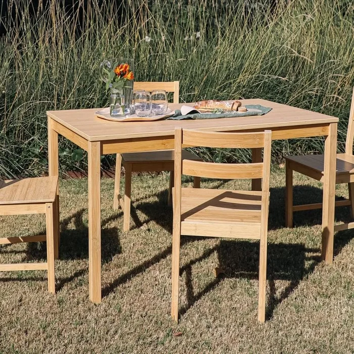 Juego Comedor Nápoles (Incluye Mesa + Sillas) - Muebles, Uruguay | Uruguay Bamboo