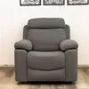 Reclinable Drink Gris 1 cuerpo — Serra Amoblamientos en Gris - Sillones y sofás, Uruguay | Serra Amoblamientos, vista 1 de 2