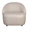 Butaca 1 Cuerpo Cuero-100-natural Zoe en Off-white - Sillones y sofás, Uruguay | Divino, vista 3 de 6