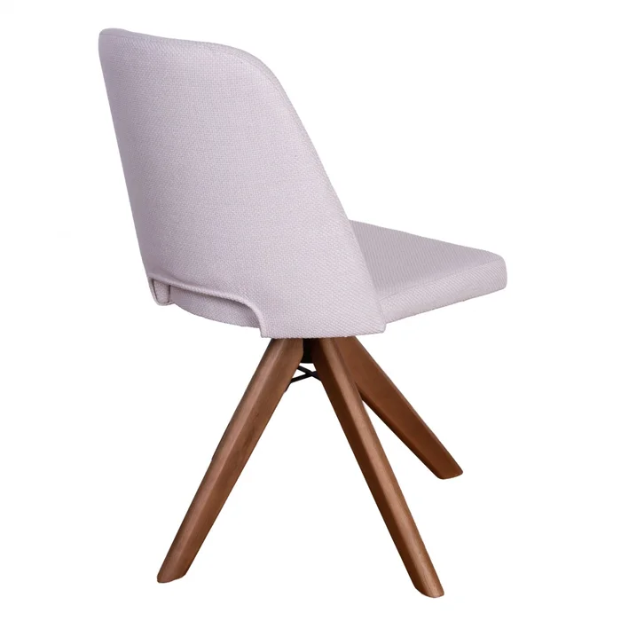 Silla De Oficina Madera-y-tela Natural-beige Hera en Beige - Sillas de escritorio, Uruguay | Divino, vista 5