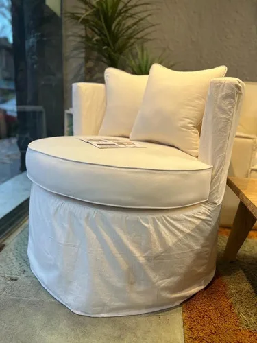Butaca Ozark Genova 1 Cuerpo Tela Diseño Moderno A Elección A Eleccion en Blanco - Sillones y sofás, Uruguay | Ozark Home, vista 10