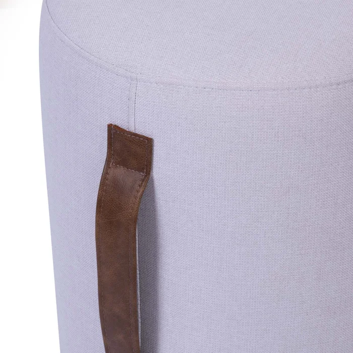 Puff Tela Natural-beige Terra Natural en Gris - Sillones y sofás, Uruguay | Divino, vista 3