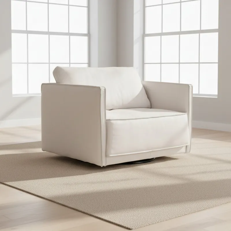 Butaca 1 Cuerpo Cuero-100-natural Blanco Romeo Tp2 Grano en Blanco - Sillones y sofás, Uruguay | Divino