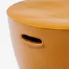 Mesa auxiliar exterior Mesquida de cerámica con acabado mostaza glaseado Ø 45 cm en Mostaza, Naranja - Mesas de arrimo, Uruguay | Kavehome, vista 5 de 6