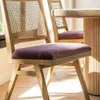 SILLA MODERNA CON ESTERILLA - TERCIOPELO UVA en Violeta - Sillas, Uruguay | La Iberica, vista 1 de 13