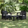 Juego de Jardín Mykonos - 2 butacas y mesa - Moka en Marrón - Muebles para el exterior, Uruguay | NYR, vista 1 de 8