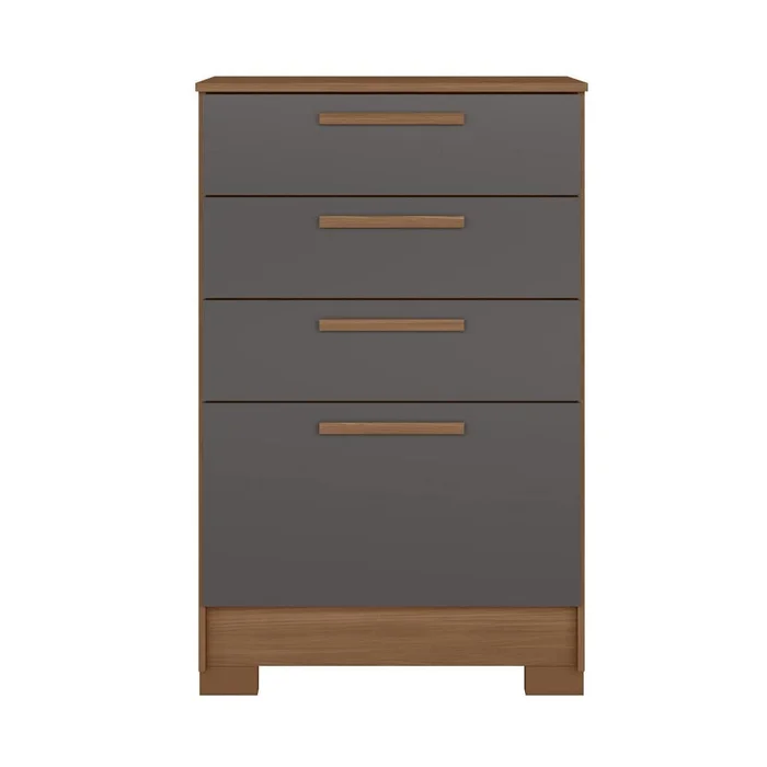 Comoda 4 Cajones Alta Con Patas 100% Mdp - Cómodas, Uruguay | Lais Muebles, vista 3