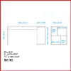 Escritorio con repisa – BC 93 en Blanco - Escritorios y sillas de escritorio, Uruguay | Punto Unión, vista 4 de 5