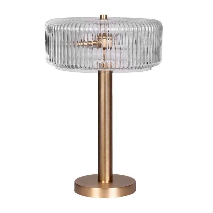 Lámpara De Mesa Metal Amarillo Ml241207 en Amarillo - Lámparas de mesa, Uruguay | Divino