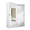 Ropero 2 Puertas Corredizas Mdp 2 Cajones 6 Estantes Blanco - Roperos y placares, Uruguay | Muebles Express, vista 1 de 4