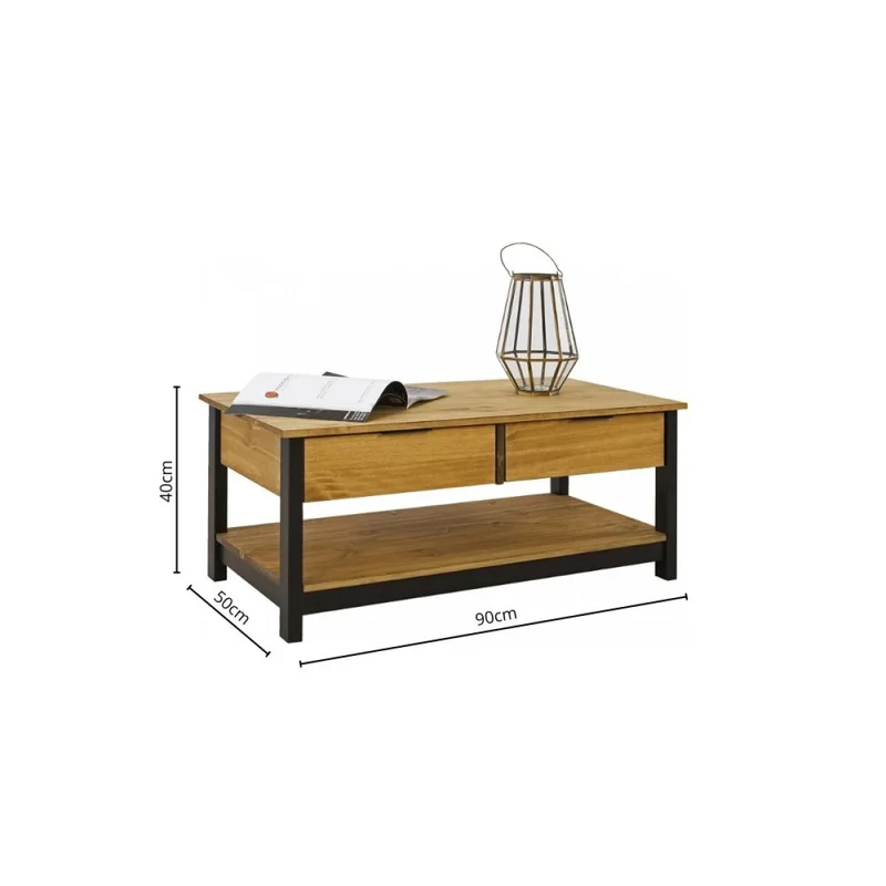 Mesa de living Linea Denise en Madera natural - Mesas de living, Uruguay | La Cueva Muebles, vista 4