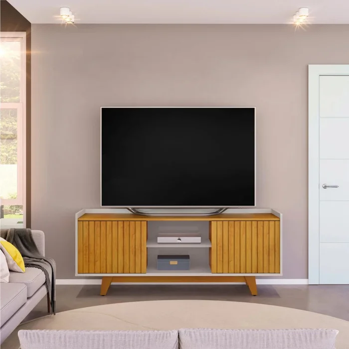 Rack para TV Fly - Marrón en Madera natural - Muebles para TV, Uruguay | Ecowood, vista 2