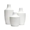 FLORERO CERAMICA D14x31CM BLANCO/NEGRO MATE en Blanco - Jarrones, Uruguay | Koz, vista 4 de 4