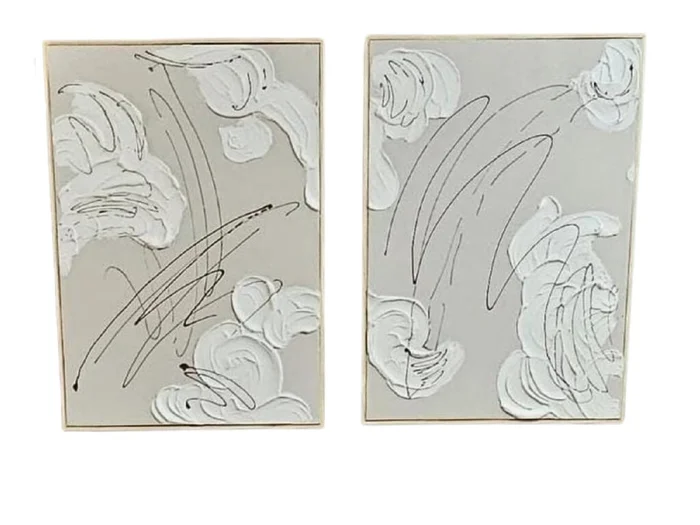Set Cuadros Texturados Línea Exclusiva en Madera natural - Decoración de pared, Uruguay | Finkel