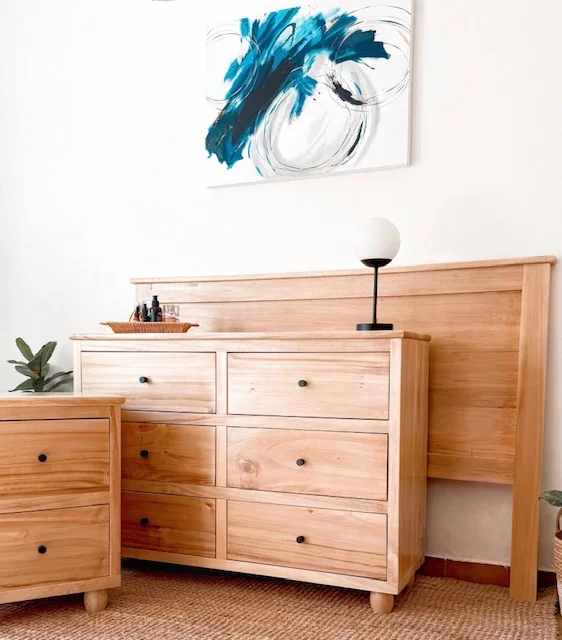 Juego de dormitorio completo en Madera natural - Dormitorio, Uruguay | Decoramuss, vista 3