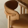 SILLA HERNAN ROBLE Y CUERO CAMEL en Marrón - Sillas, Uruguay | Masinfinito Casa, vista 2 de 3