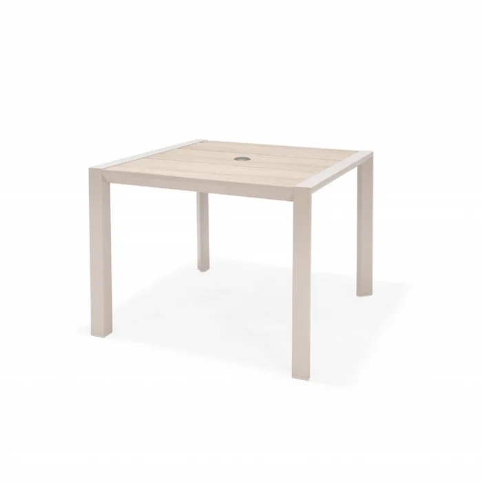 Mesa de Jardín - 90x90 cm - Urbanite - Beige en Beige - Muebles para el exterior, Uruguay | Rústico Hogar