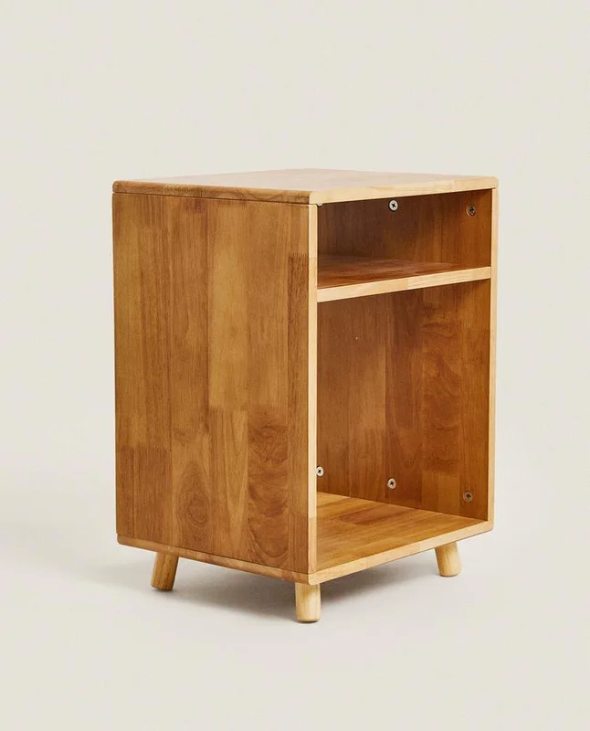 MESITA NOCHE MADERA en Madera natural - Mesas de luz, Uruguay | Zara Home, vista 4
