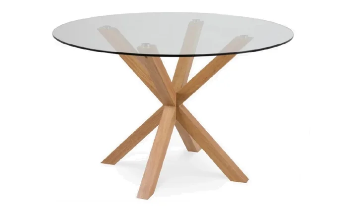 Mesa de Comedor RONDA en Madera natural - Mesas de comedor, Uruguay | Finkel