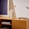 Jarrón Lahara de papel maché gris 32 cm en Blanco - Jarrones, Uruguay | Kavehome, vista 2 de 7