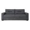 Sofá 3 Cuerpos 2.13mts Tela Pet Friendly Gris en Gris - Sillones y sofás, Uruguay | Champagne Home, vista 5 de 5