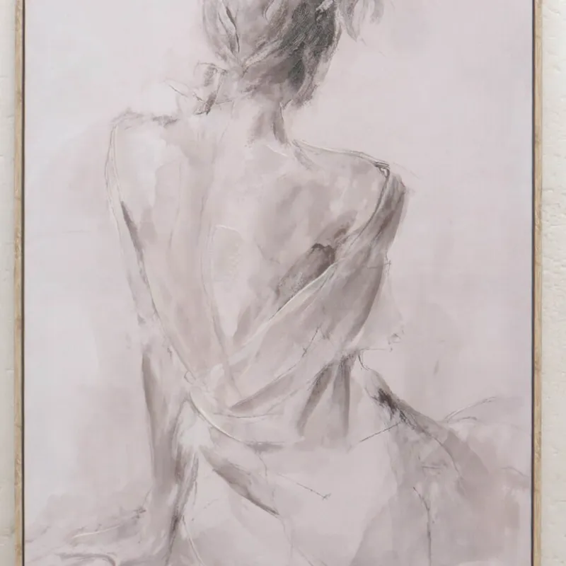 Cuadro Veil I, 60x80, Blanco Papel Tk25gg495a en Blanco - Decoración de pared, Uruguay | Divino