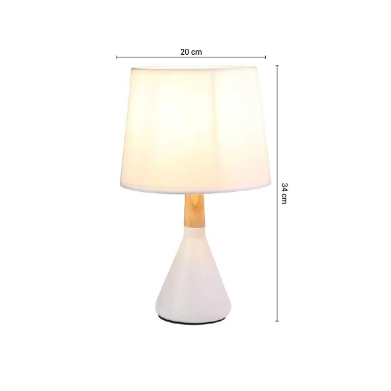 Lámpara de Mesa Marco en Blanco - Lámparas de mesa, Uruguay | Serlux, vista 5
