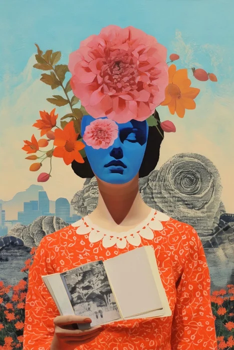 Floral Dreamer Reader en Multicolor - Láminas, Uruguay | Mara Estudio