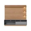 Rack Tv Modular Led Lcd Muebles Living Campeche en Gris - Respaldos de cama, Uruguay | Soy Hogar, vista 2 de 12
