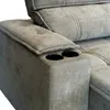 SOFA RETRACTIL MORALLES TELA NATURAL 3 CUERPOS - Sillones y sofás, Uruguay | Alfa Ventas, vista 5 de 6