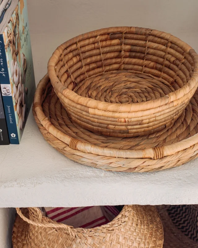 Cesta para servir Colomba fibras naturales en Madera natural - Canastos, Uruguay | Kavehome, vista 3