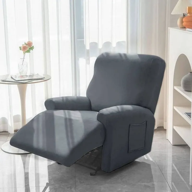 Funda sillón reclinable 1 cuerpo lisa - crema en Beige - Textiles, Uruguay | Buho Store