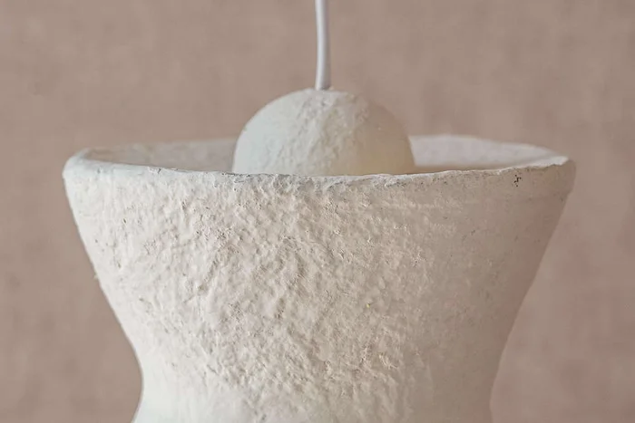LAMPARA DE TECHO ADA - PAPEL MACHE en Blanco - Lámparas colgantes, Uruguay | La Iberica, vista 2
