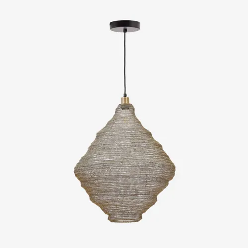 Lámpara de techo Sarraco de metal dorado - Ø 58 cm en Amarillo - Lámparas colgantes, Uruguay | Kavehome