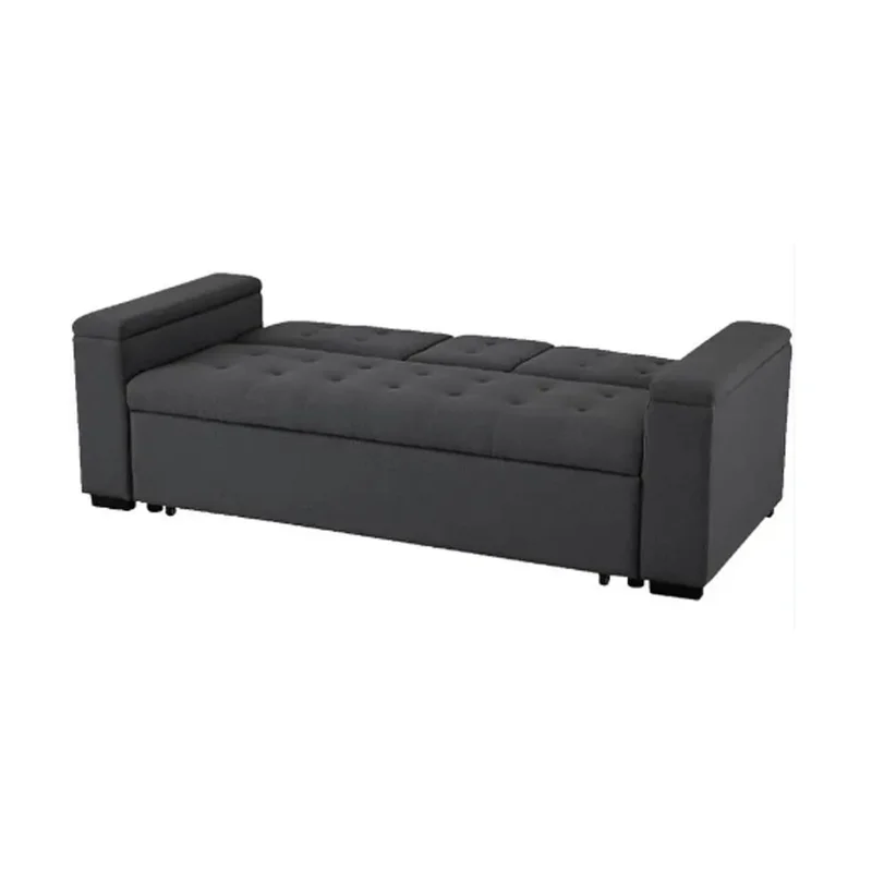 Sofa Cama 2 Cuerpos Con Vasera Apertura Frontal en Gris - Sillones y sofás, Uruguay | Soy Hogar, vista 3