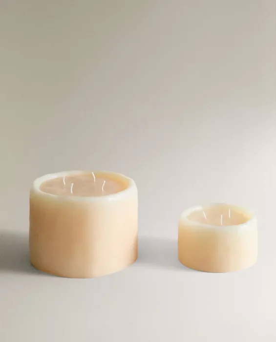 VELÓN DECORATIVO BEIGE en Beige - Velas y Portavelas, Uruguay | Zara Home, vista 4