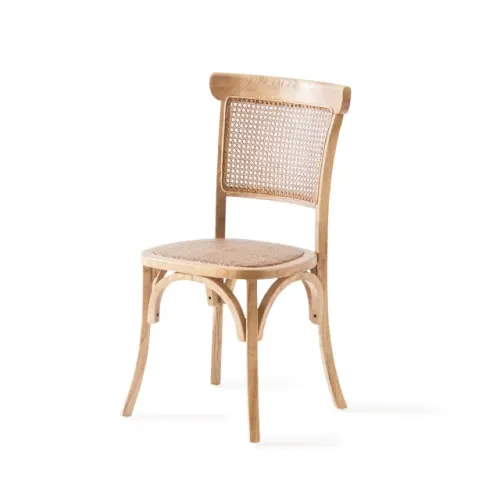 Silla Vienesa Sophie Madera de Olmo/Rattan Natural - Sillas, Uruguay | Berna home