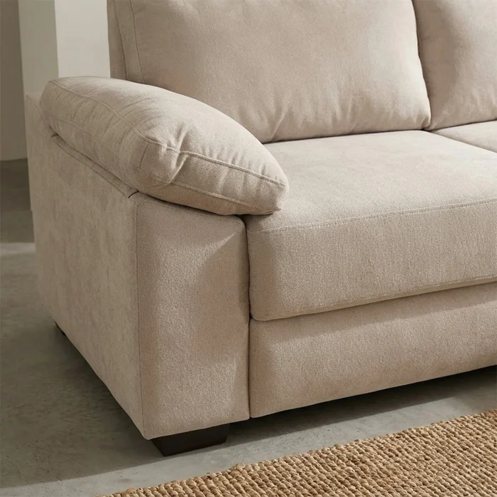 Rinconera Owen - Tela Microfibra - Chaise derecho - 12072 (Beige) en Beige - Sillones y sofás, Uruguay | Nyr, vista 6