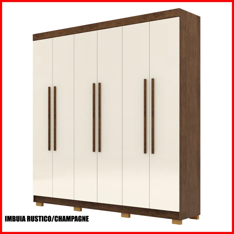 Placard 6 puertas – Elegance 10037 - Roperos y placares, Uruguay | Punto Unión