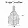 Lámpara Tulum Green - Lámparas colgantes, Uruguay | Casakos, vista 3 de 3