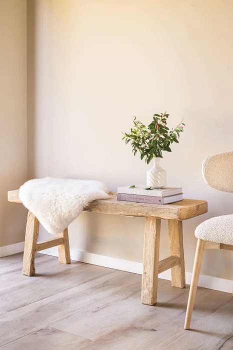 BANCO ISIDRO - OLMO - 1.10 X 33 en Madera natural - Butacas, banquetas y puffs, Uruguay | La Iberica, vista 10
