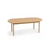 Mesa Ovalada Extensible en Madera natural - Mesas de comedor, Uruguay | Samic, vista 1 de 3