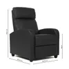 Sillon reclinable 1 cuerpo - Negro en Negro, Uruguay | La Cueva Muebles, vista 5 de 8