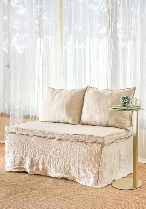 SILLON EMMA - LINO CRUDO - Sillones y sofás, Uruguay | La Iberica
